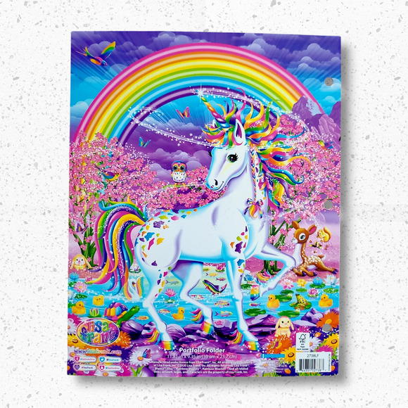 Lisa Frank Rainbow Majesty the Unicorn Pocket Folder 2020 Edition - Picture 6 of 6